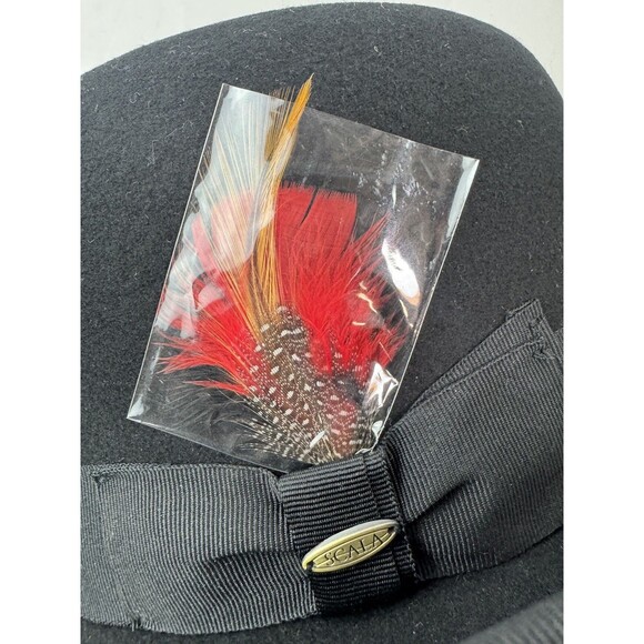 Scala Men's Wool Felt Snap-Brim Fedora Hat Size: Medium - Picture 7 of 9